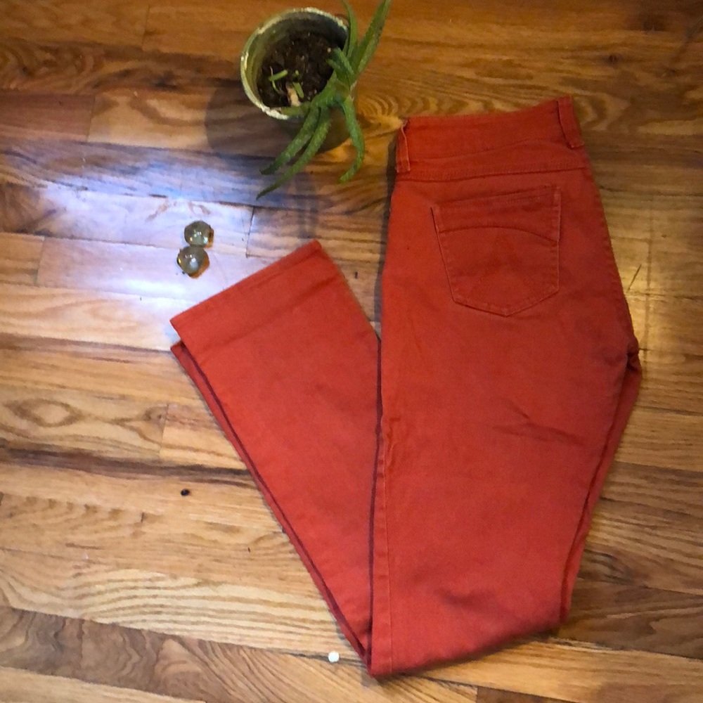 Burnt orange Delia*s jeans